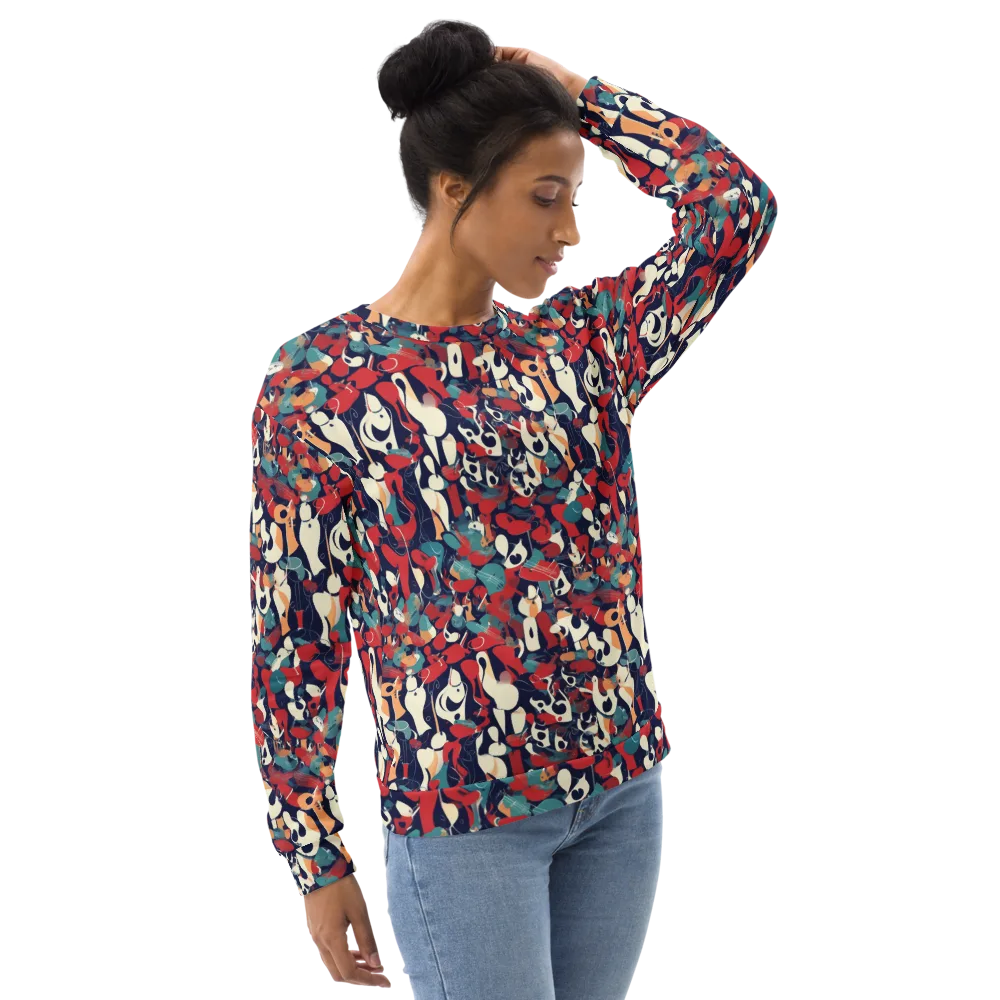 Crimson Cabaret on Sweatshirt — Right Front
