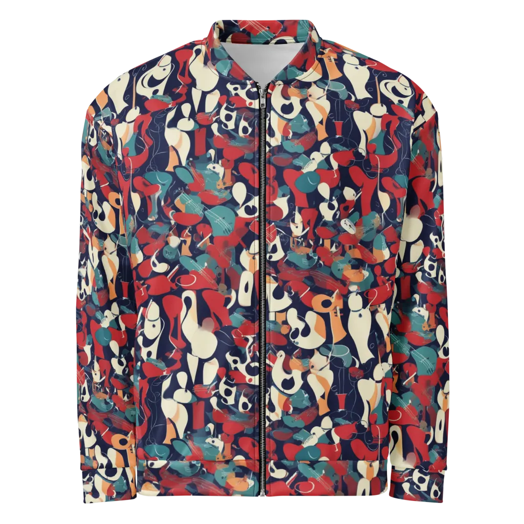 Crimson Cabaret on Bomber Jacket — Front