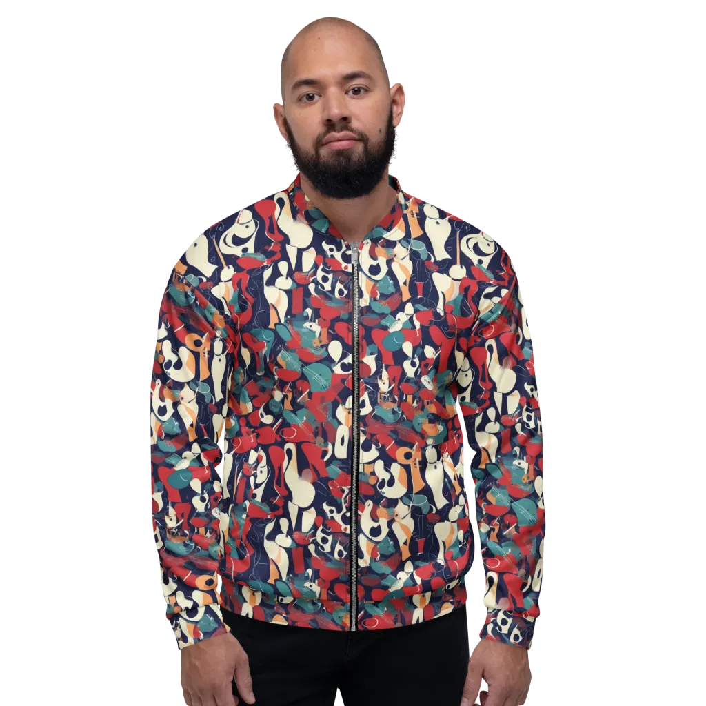 Crimson Cabaret on Bomber Jacket — Front