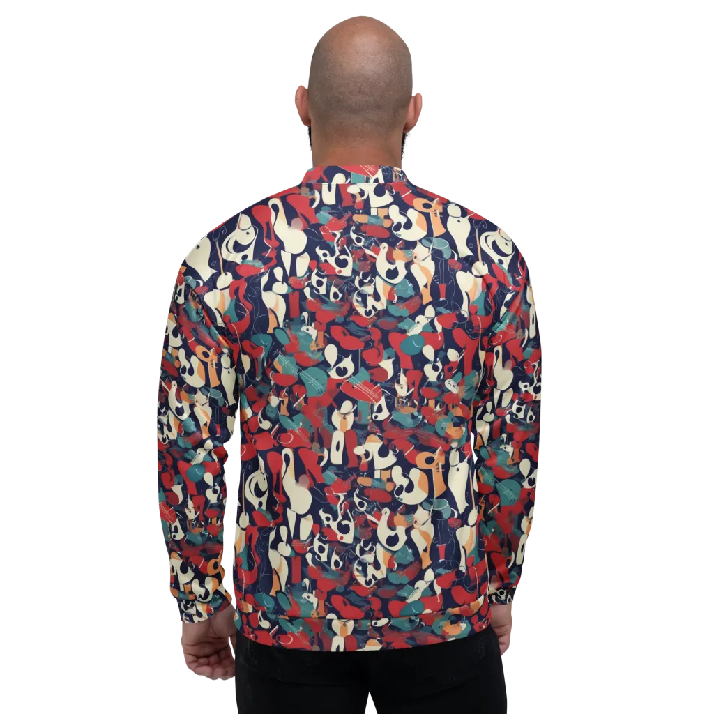 Crimson Cabaret on Bomber Jacket — Back