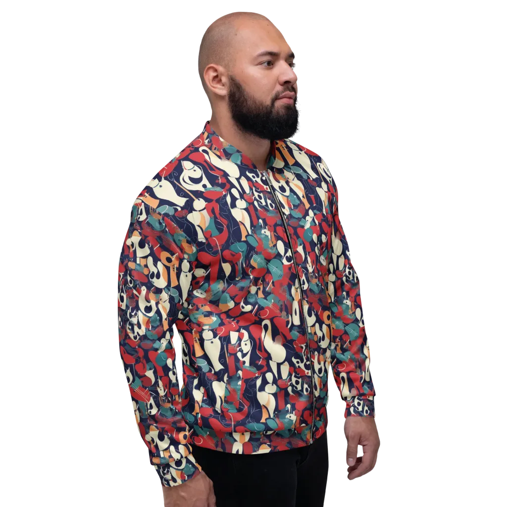 Crimson Cabaret on Bomber Jacket — Right