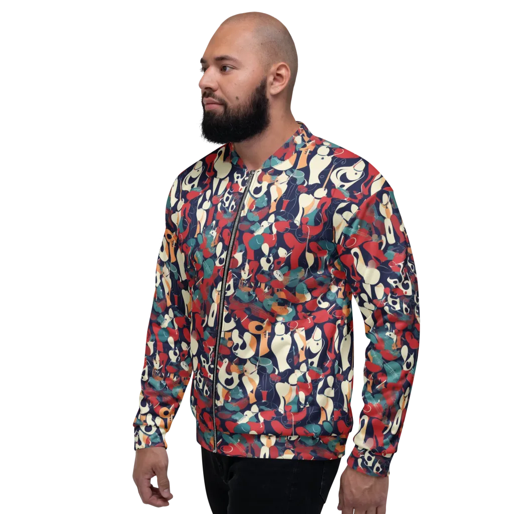 Crimson Cabaret on Bomber Jacket — Left