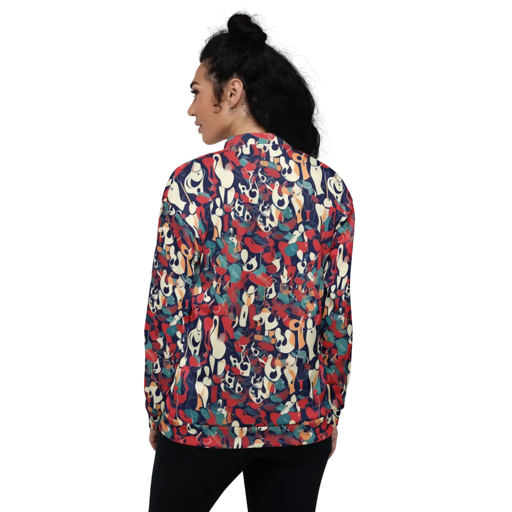 Crimson Cabaret on Bomber Jacket — Back