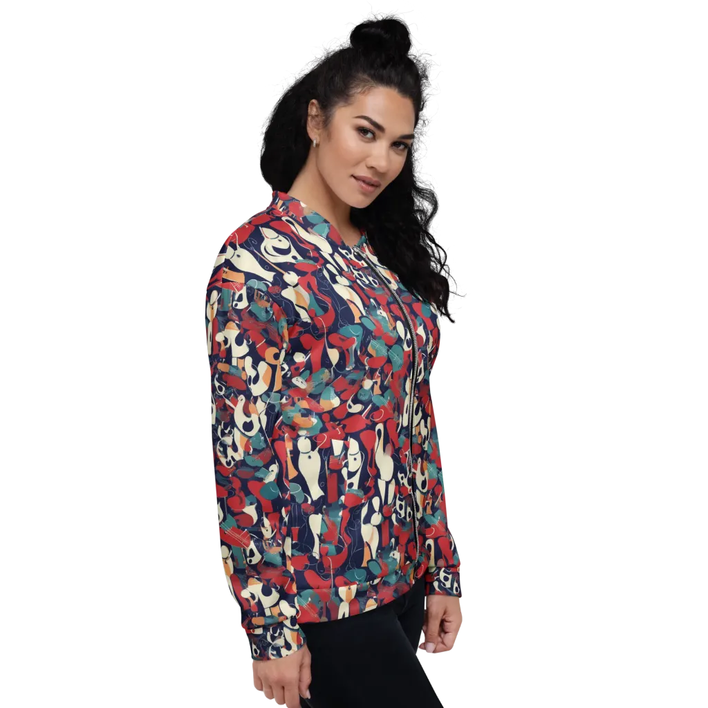 Crimson Cabaret on Bomber Jacket — Right