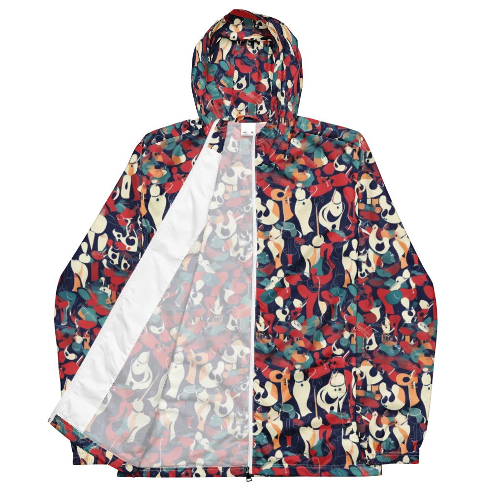 Crimson Cabaret on Men's Windbreaker — Front