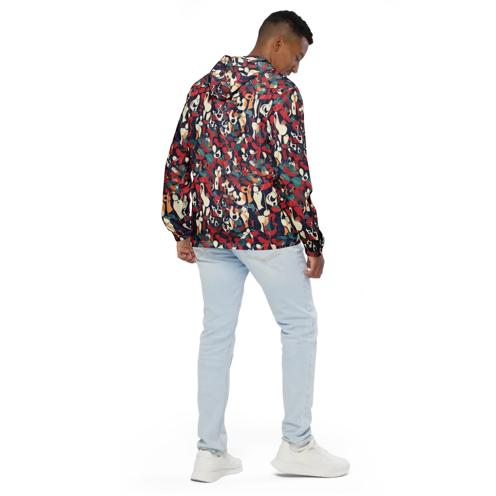 Crimson Cabaret on Men's Windbreaker — Back