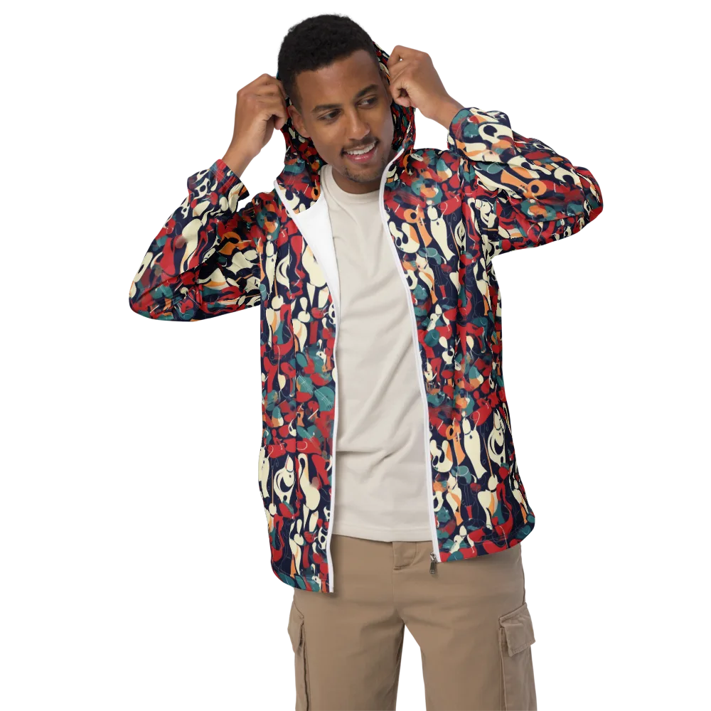Crimson Cabaret on Men's Windbreaker — Front