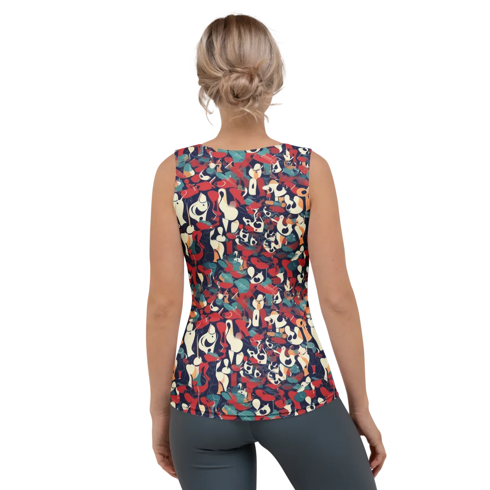 Crimson Cabaret on Women's Tank Top — Back