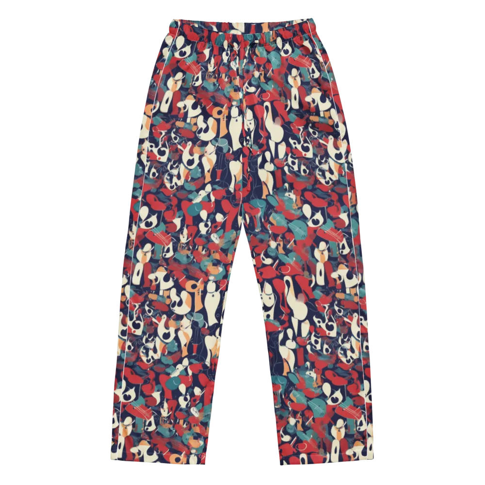 Crimson Cabaret on Women's Pajama Pants — Front