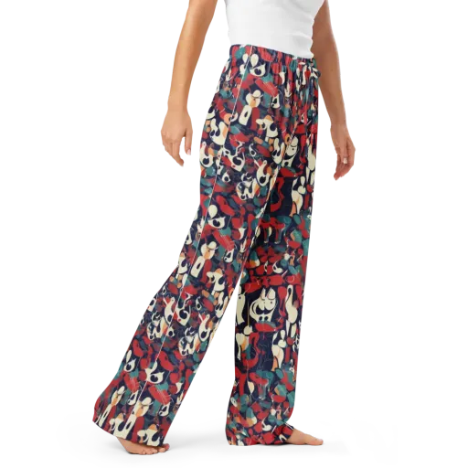 Crimson Cabaret on a Women's Pajama Pants