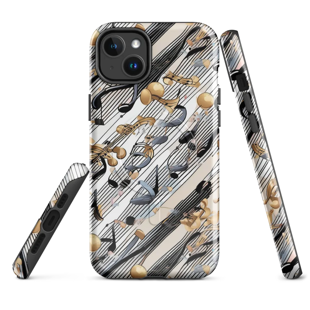 Gilded Rhythm on MagSafe Tough Case for iPhone® — Front