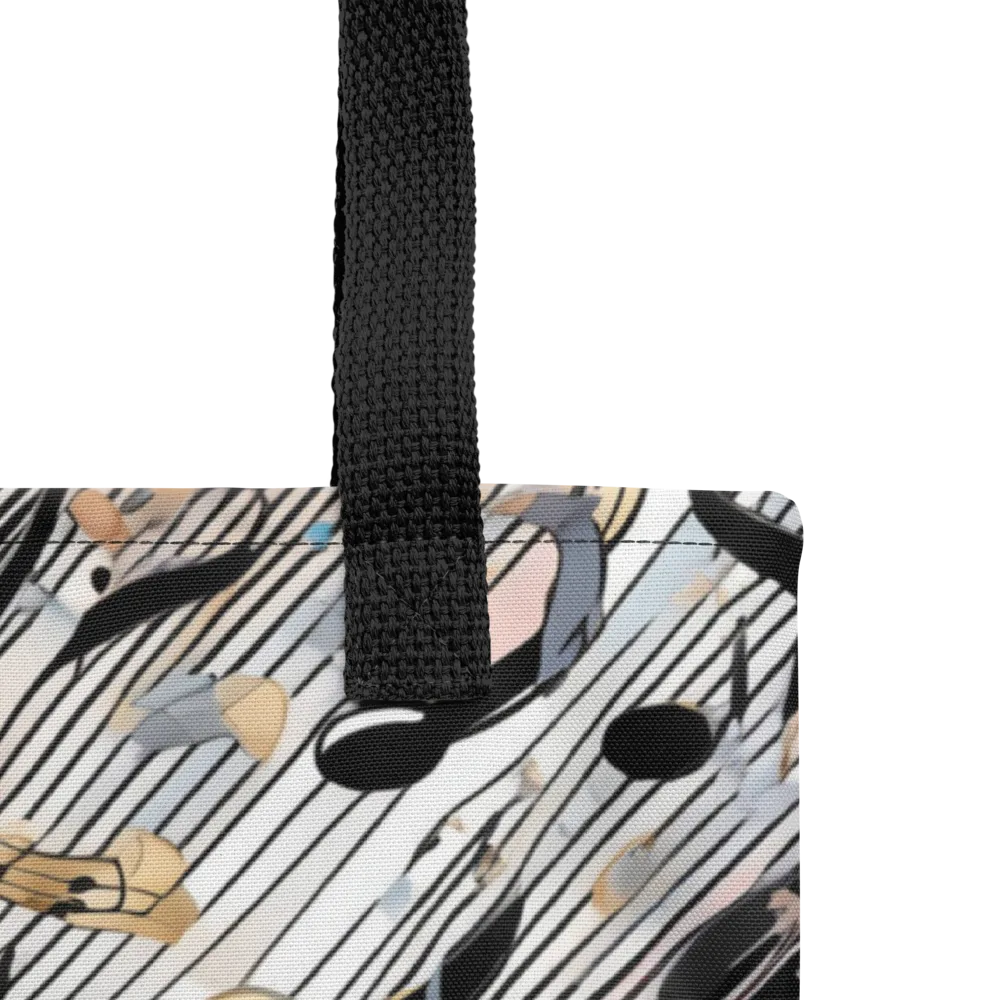 Gilded Rhythm on Tote Bag — Product details