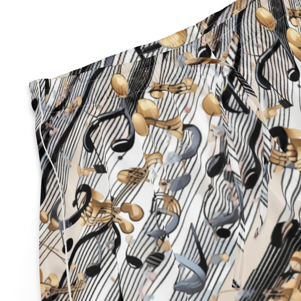 Gilded Rhythm on Women's Pajama Shorts — Product details