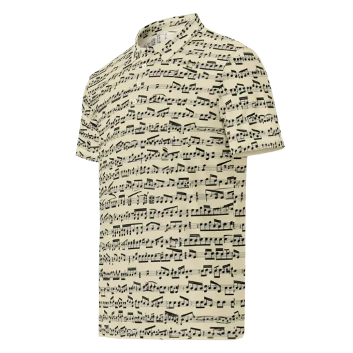 Ivory Sonata on a Men's Slim Fit Polo Shirt