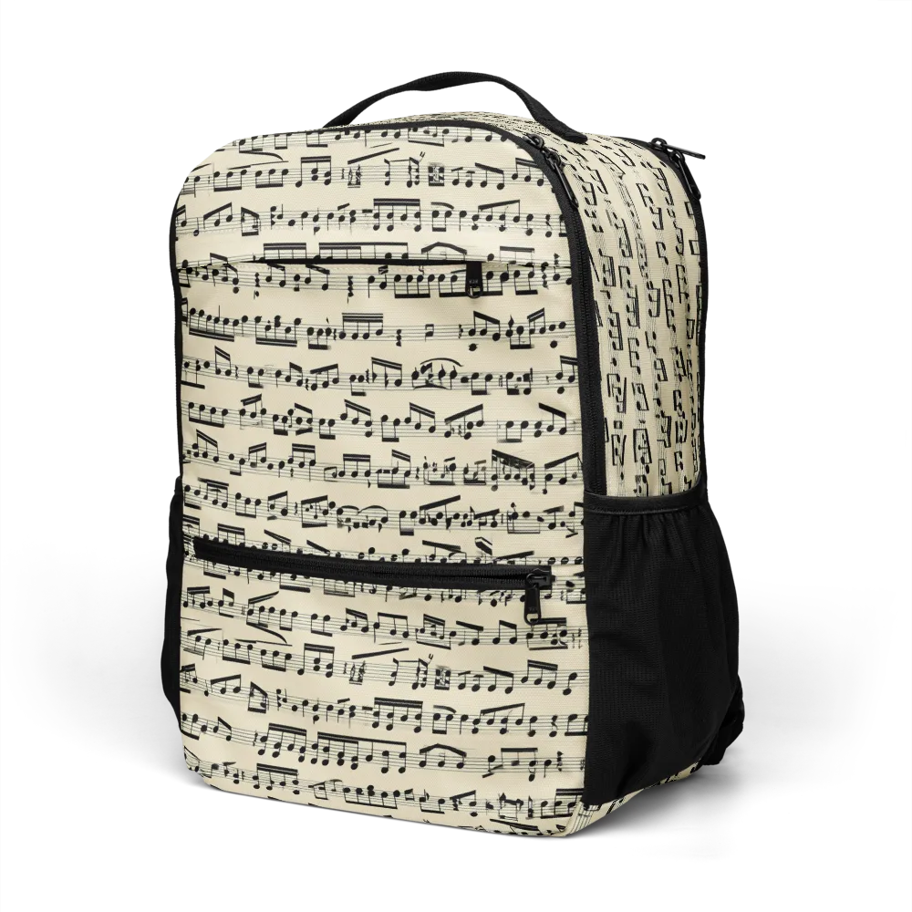 Ivory Sonata on Utility Backpack — Left Front
