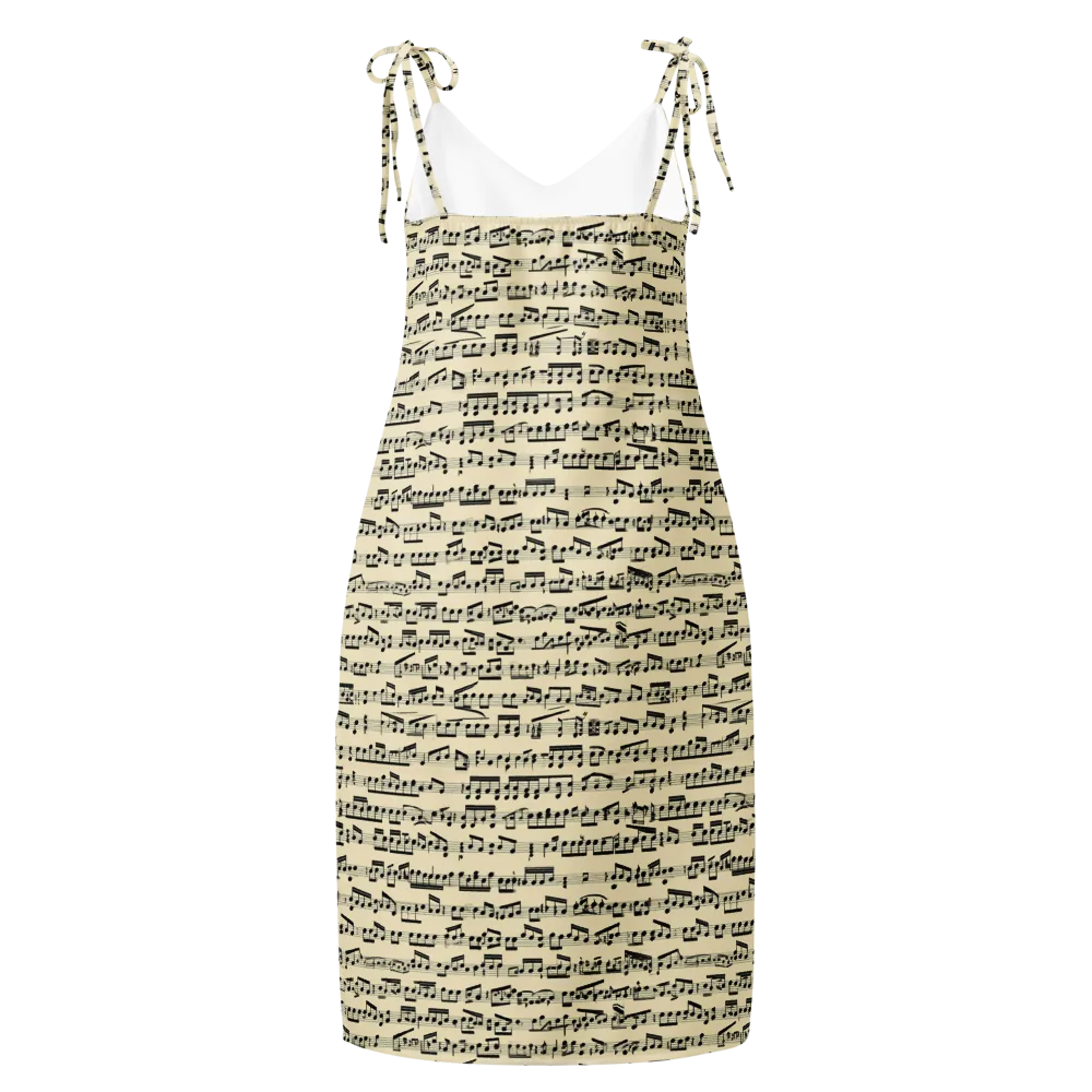 Ivory Sonata on Slip Dress — Back