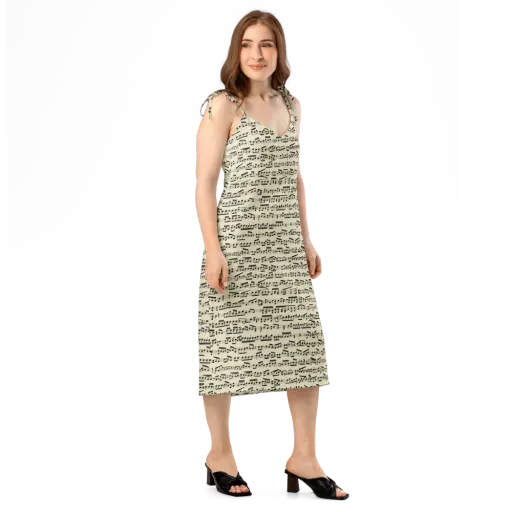 Ivory Sonata on a Slip Dress