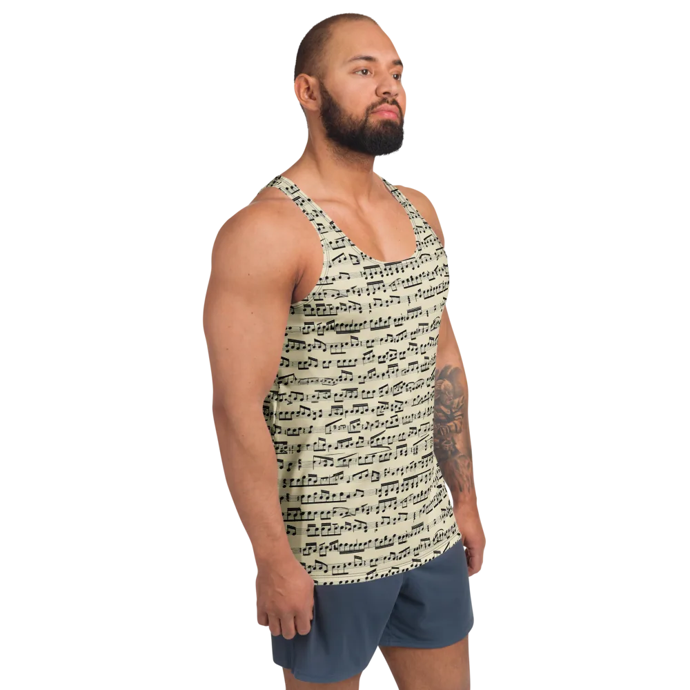 Ivory Sonata on Men's Tank Top — Right Front
