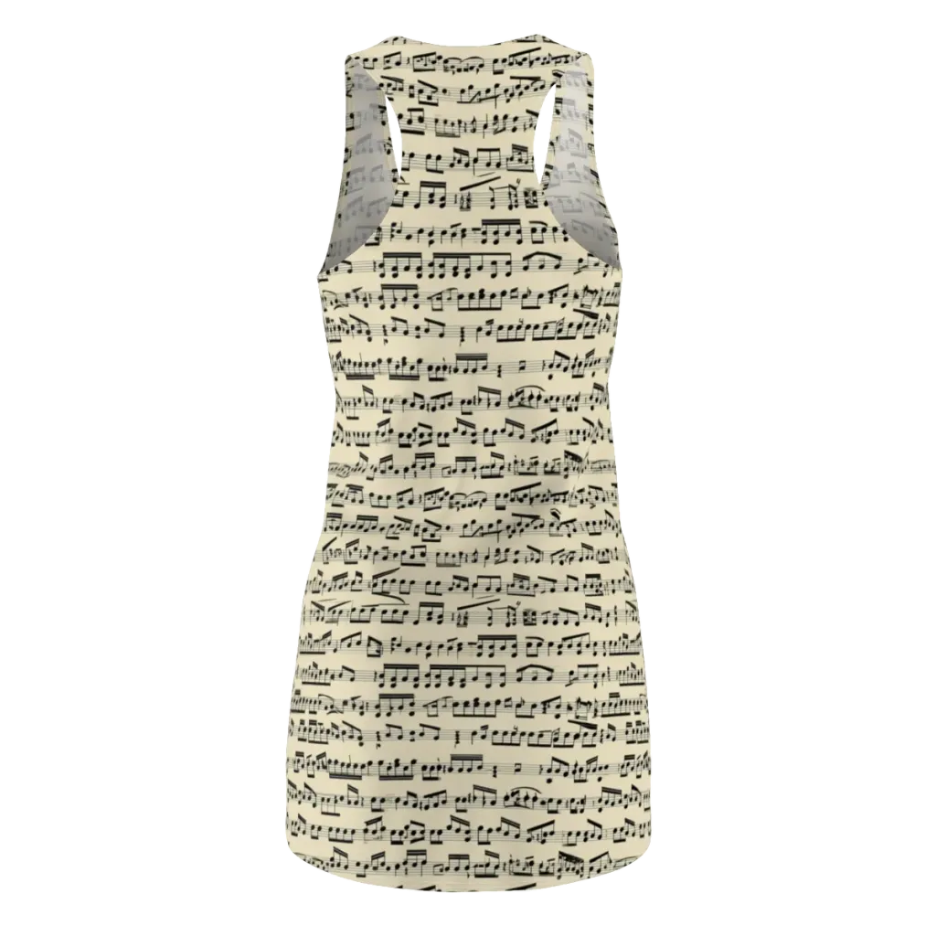 Ivory Sonata on Racerback Dress — Back