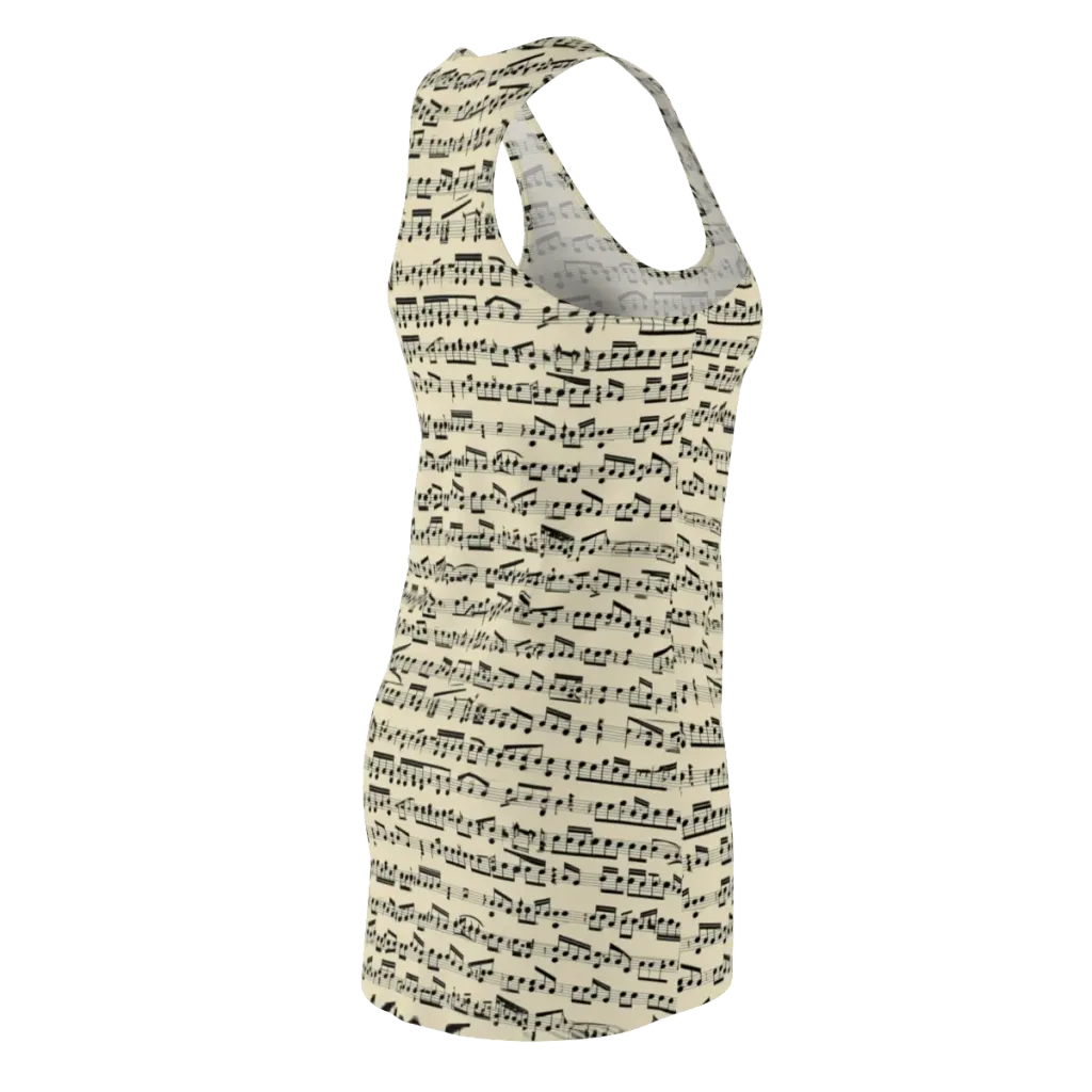 Ivory Sonata on Racerback Dress — Back Side