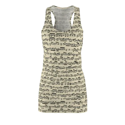 Ivory Sonata on a Racerback Dress