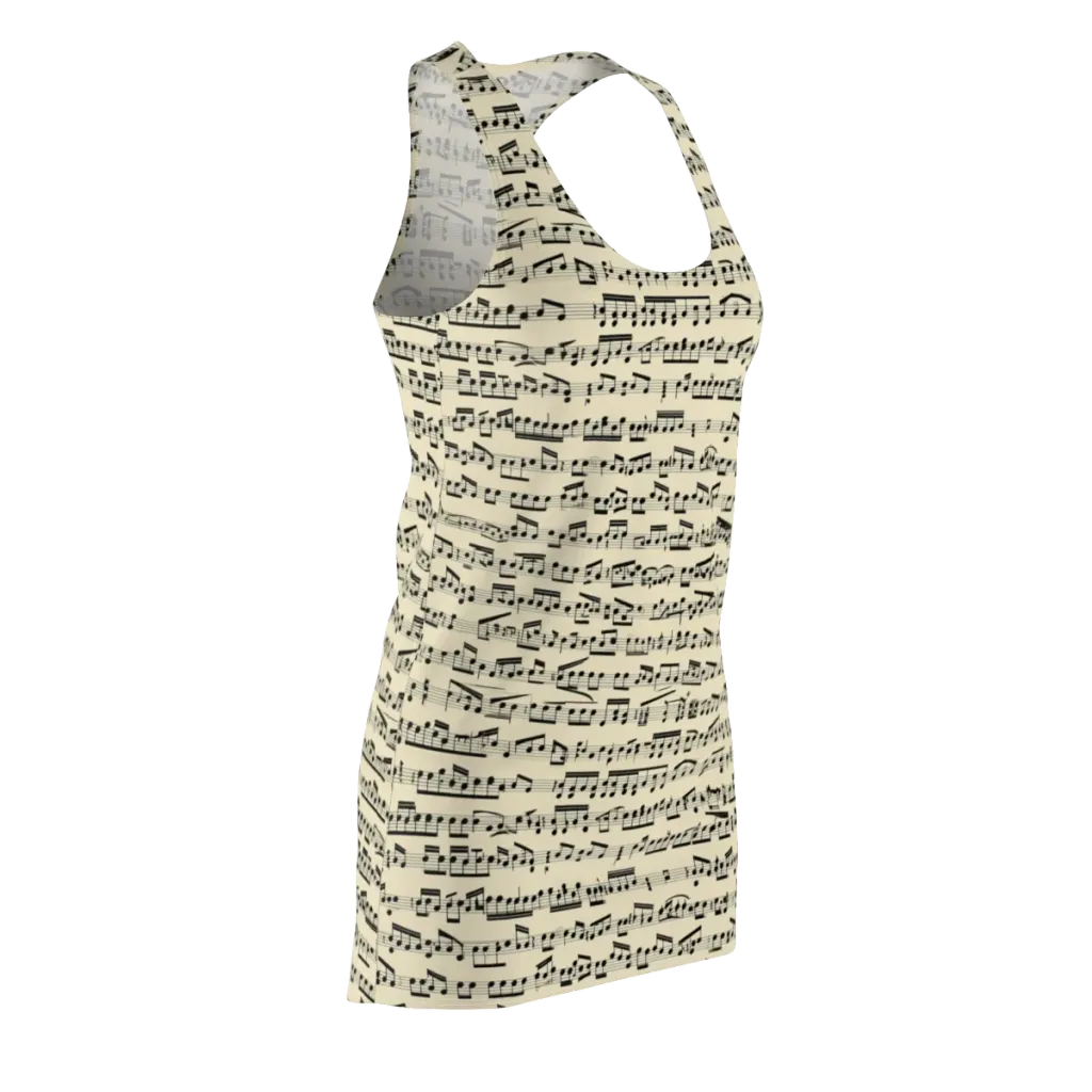 Ivory Sonata on Racerback Dress — Front Side