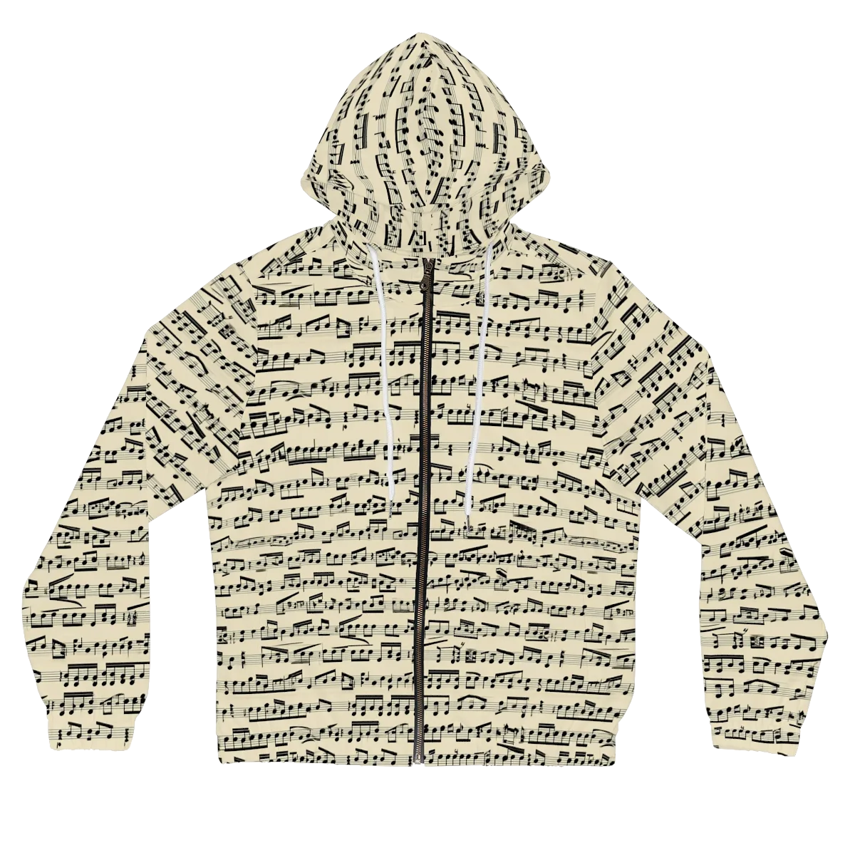 Ivory Sonata on Women's Full-Zip Hoodie — Front
