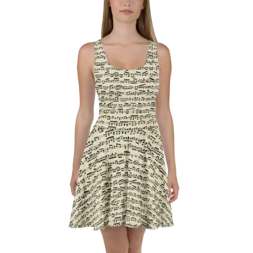Ivory Sonata on a Skater Dress