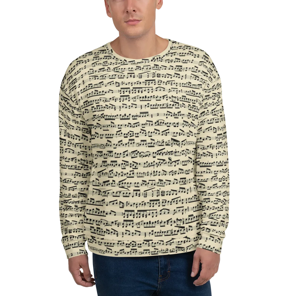 Ivory Sonata on Sweatshirt — Front