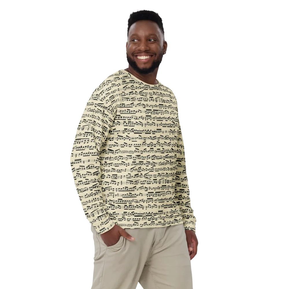 Ivory Sonata on Sweatshirt — Front