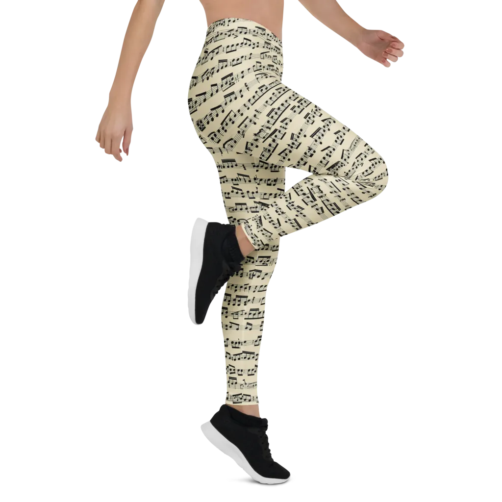 Ivory Sonata on Leggings — Right