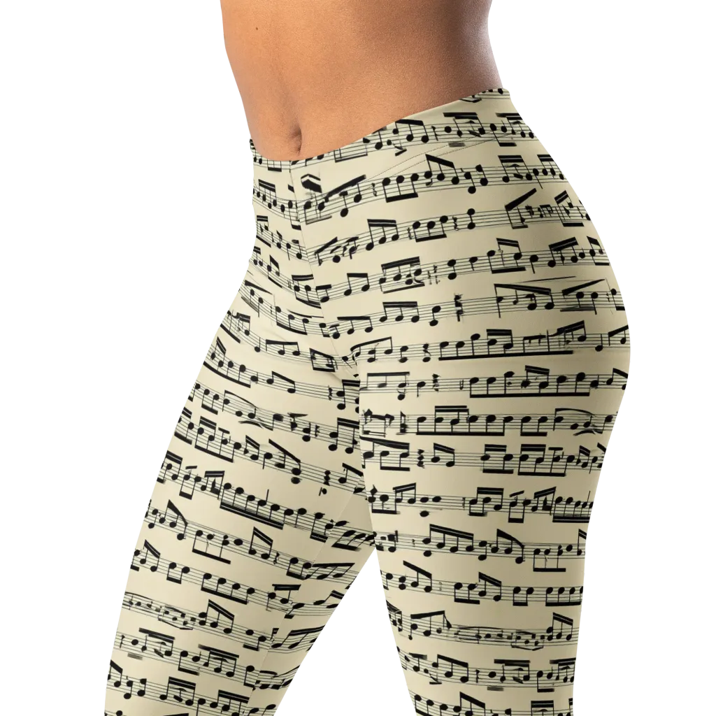 Ivory Sonata on Leggings — Left Front
