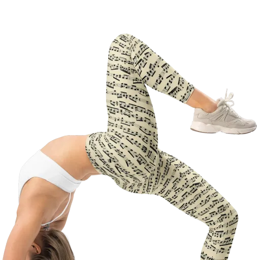 Ivory Sonata on a Leggings