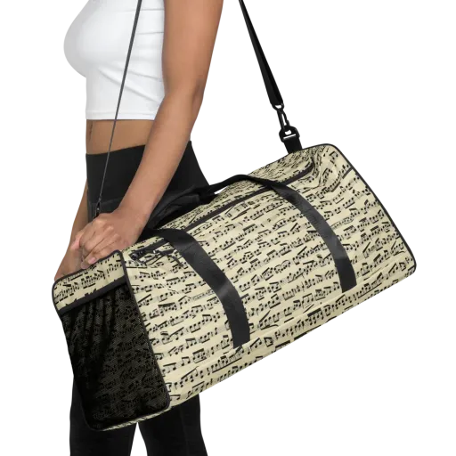 Ivory Sonata on a Duffle Bag