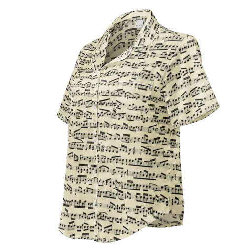 Ivory Sonata on a Women's Short Sleeve Pajama Top