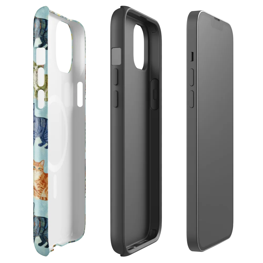 Starry Cat Garden on MagSafe Tough Case for iPhone® — Front
