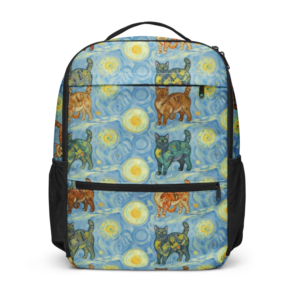 Starry Night Prowl on Utility Backpack — Front