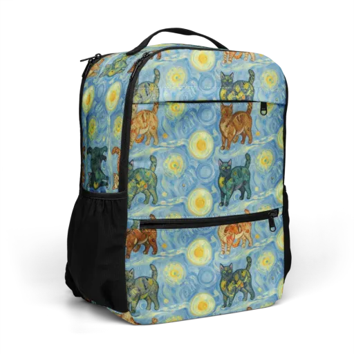 Starry Night Prowl on a Utility Backpack