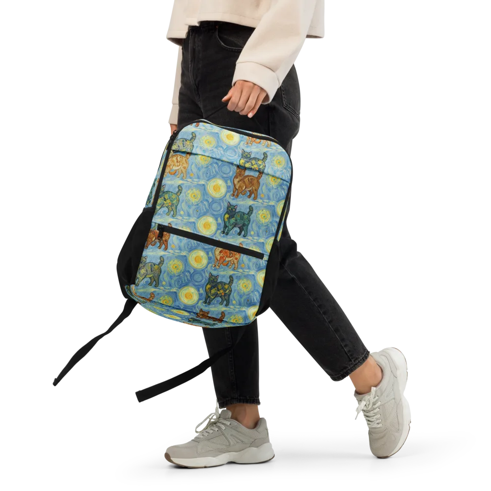Starry Night Prowl on Utility Backpack — Front