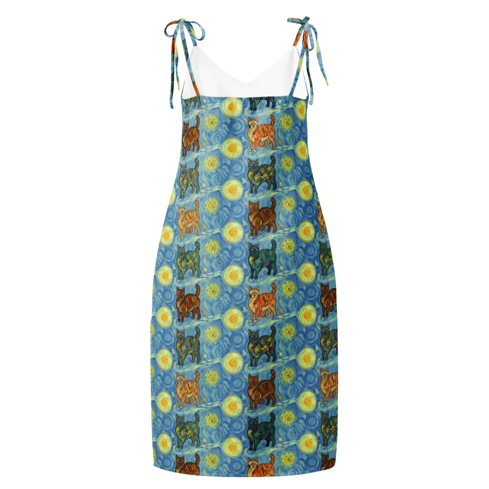 Starry Night Prowl on Slip Dress — Back