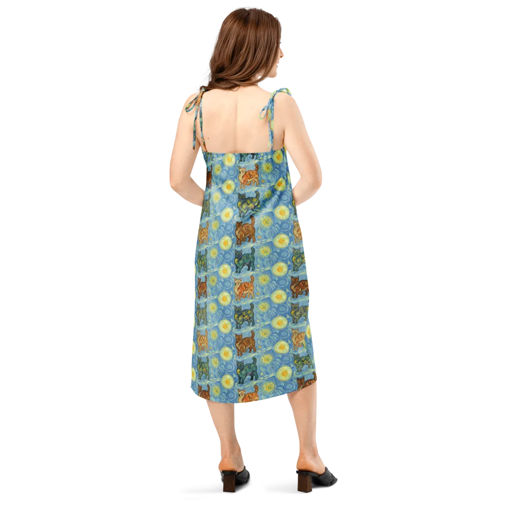 Starry Night Prowl on Slip Dress — Back