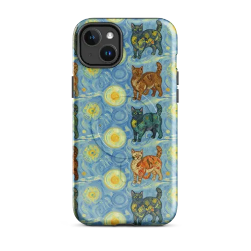 Starry Night Prowl on a MagSafe Tough Case for iPhone®