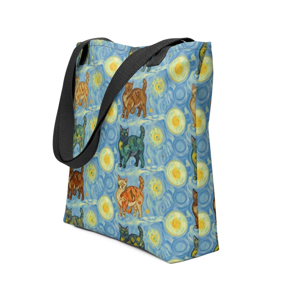 Starry Night Prowl on Tote Bag — Front