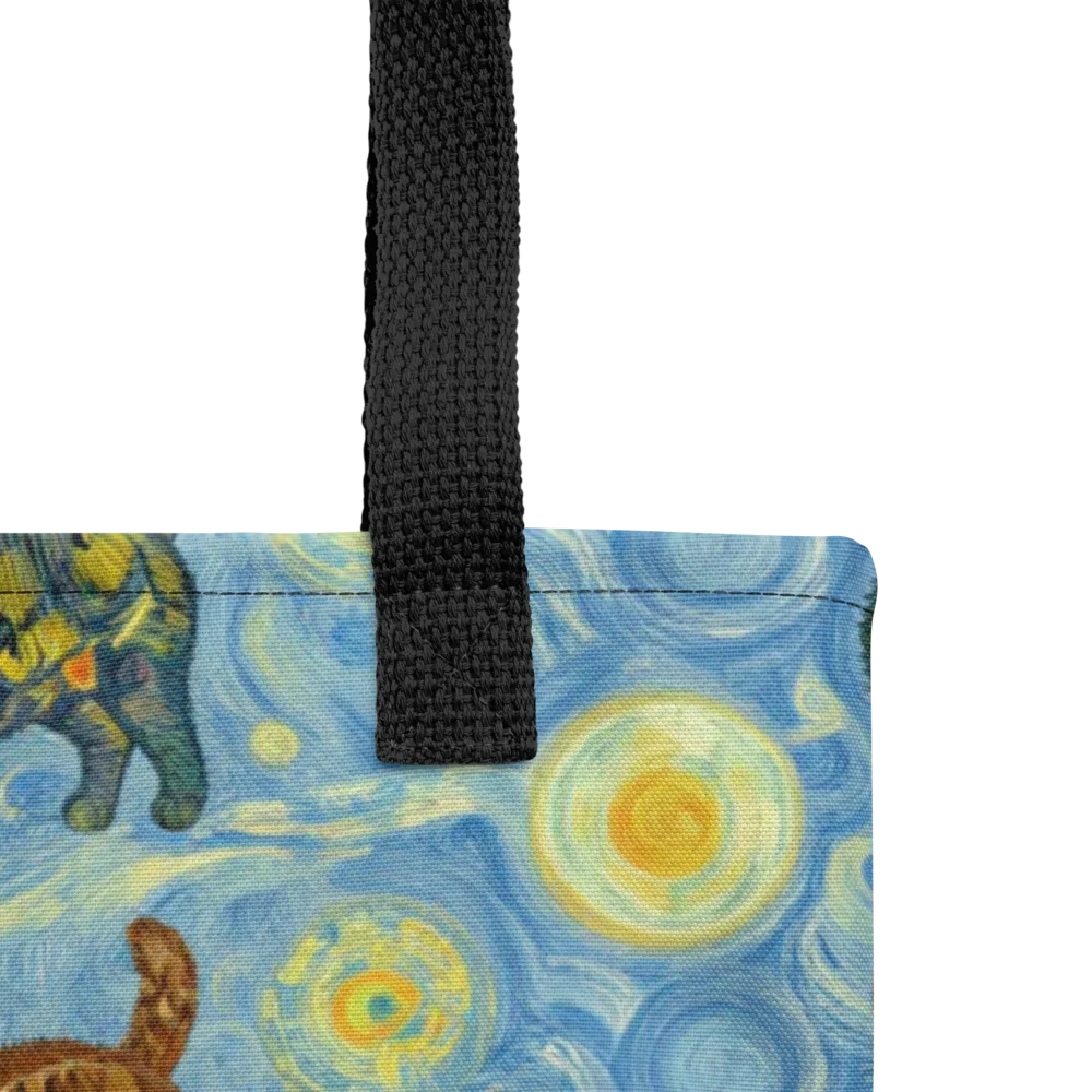 Starry Night Prowl on Tote Bag — Product details