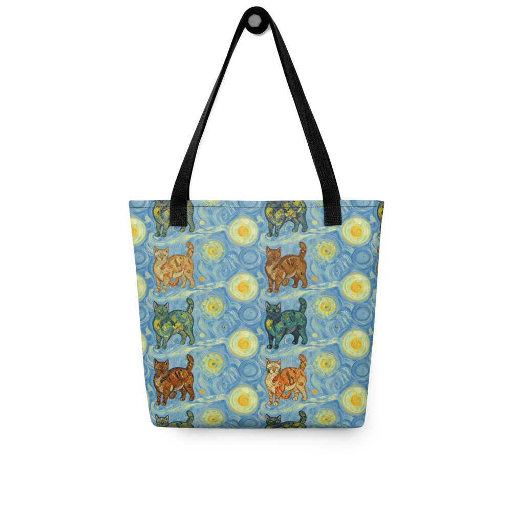 Starry Night Prowl on Tote Bag — Front