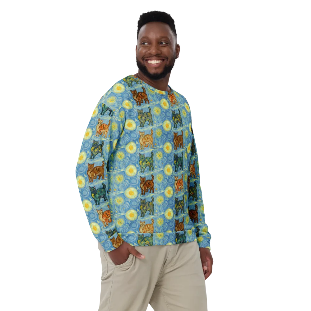 Starry Night Prowl on Sweatshirt — Front
