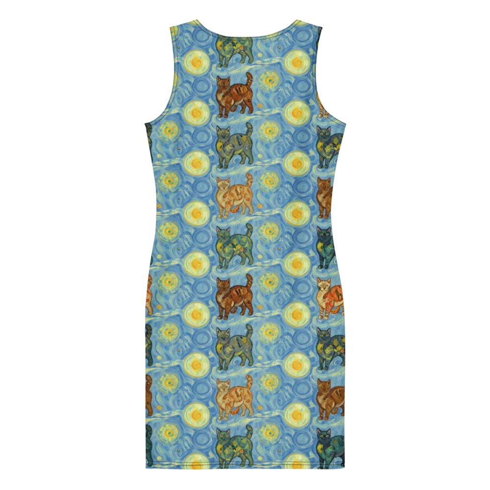 Starry Night Prowl on Bodycon Dress — Back