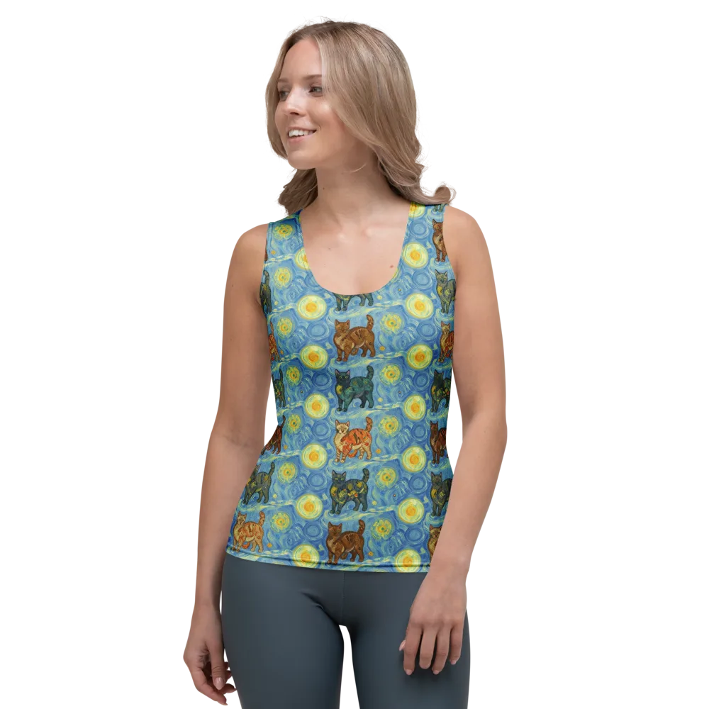 Starry Night Prowl on Women's Tank Top — Front