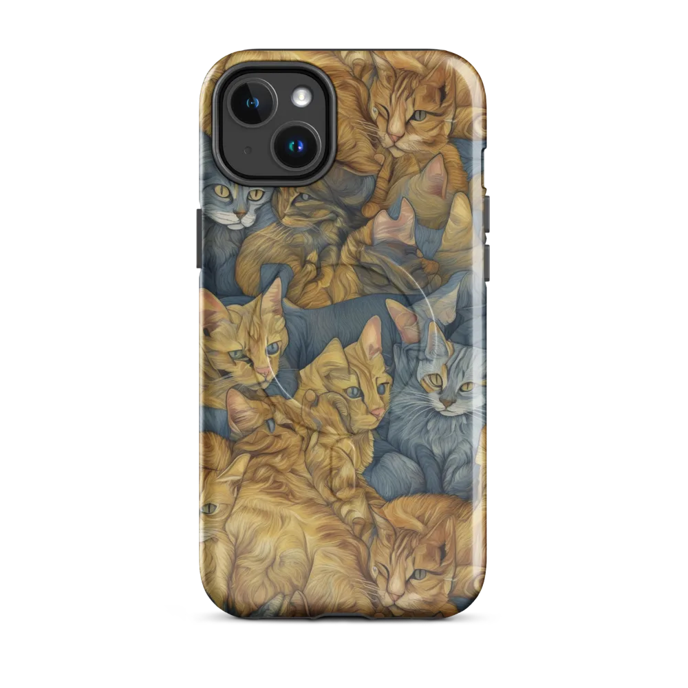 Gilded Purr on MagSafe Tough Case for iPhone® — Front