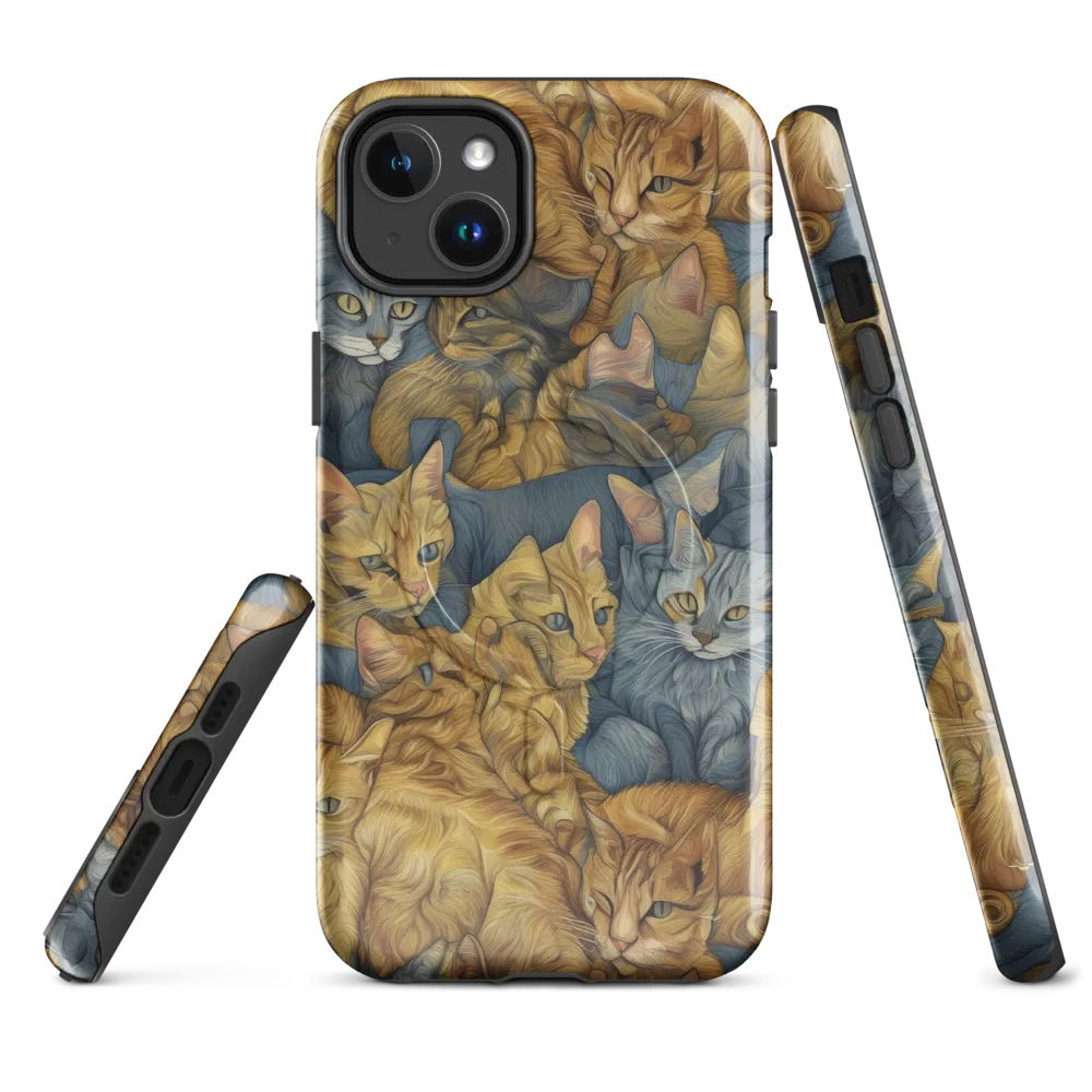 Gilded Purr on MagSafe Tough Case for iPhone® — Front